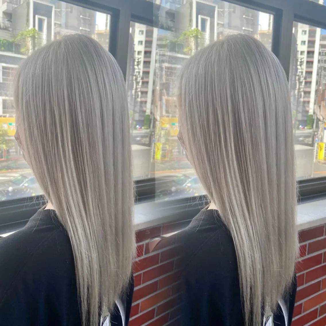 セミロング カット ヘアカラー トリートメント 全店売上No.1🏆 ✨深江裕稀のヘアスタイル