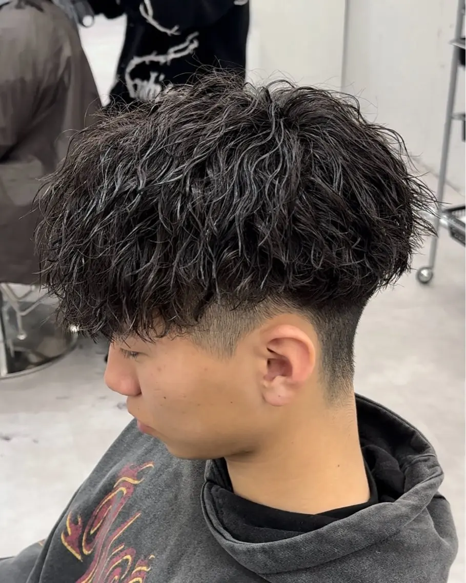【学割U24】メンズカット+ケアパーマ✂️ 24歳以下の学生の方のみご利用いただけます!の写真