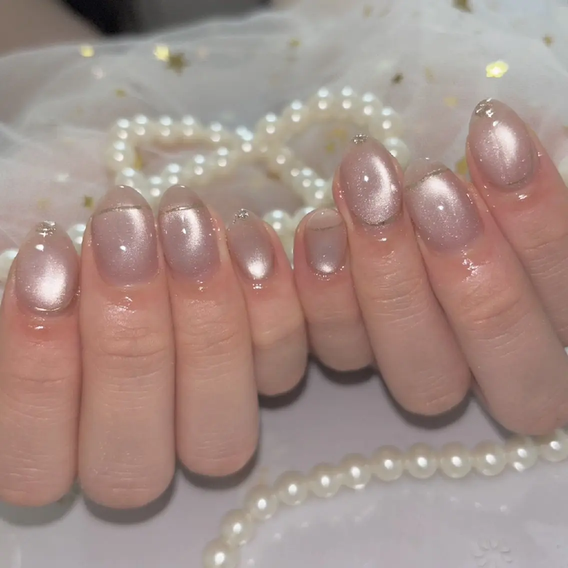 オフあり✨大人気オーロラ/ユニコン/ミラー/マグネットワンカラー/ビー玉マグネットの写真