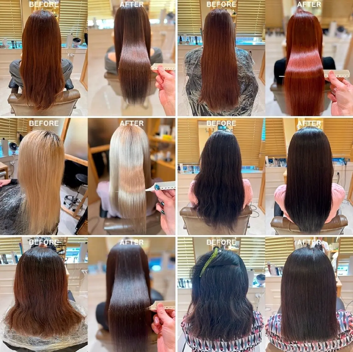 セミロング 髪質改善 トリートメント トリートメント 八尾/アイラッシュ トータルビューティーのヘアスタイル