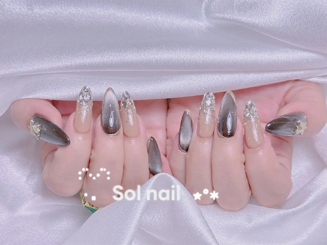 ネイル ハンドネイル ハンドケア Sol Nail ミネのネイルデザイン