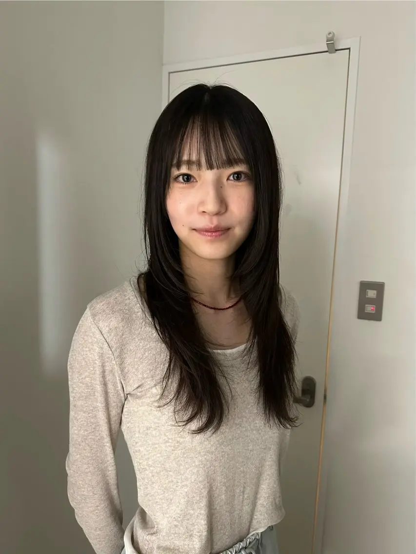 ロング ハッシュカット カット enrichミヤモト ヒロヤのヘアスタイル