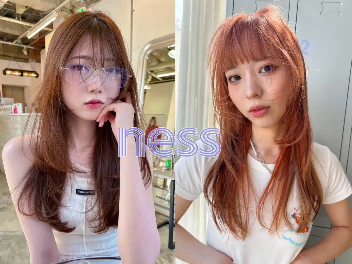 ロング ヘアカラー ness🎖️ カミカリスマ受賞のヘアスタイル