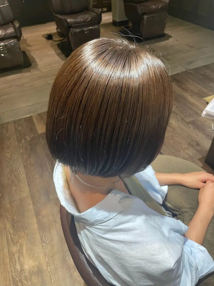 ショート カラー 透明感カラー Cloe仙台🍒ྀི ツルイヒナタのヘアスタイル