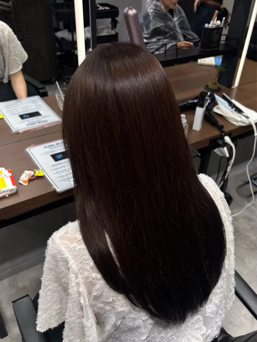 トリートメント 韓国ヘア🇰🇷艶 カラー🦢みいのヘアスタイル