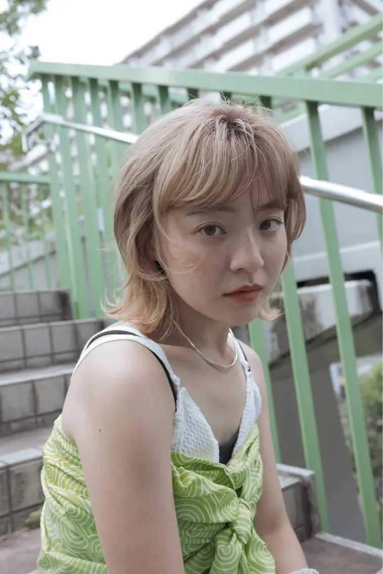 カラー FERIA緑地公園 根本莉乃🍊🌟のヘアスタイル