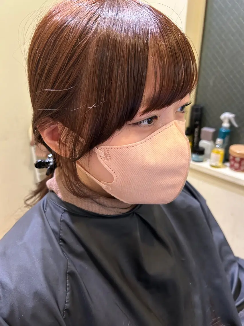 ショート カット ヘアカラー トリートメント ヘッドスパ 久木原 ゆりのヘアスタイル