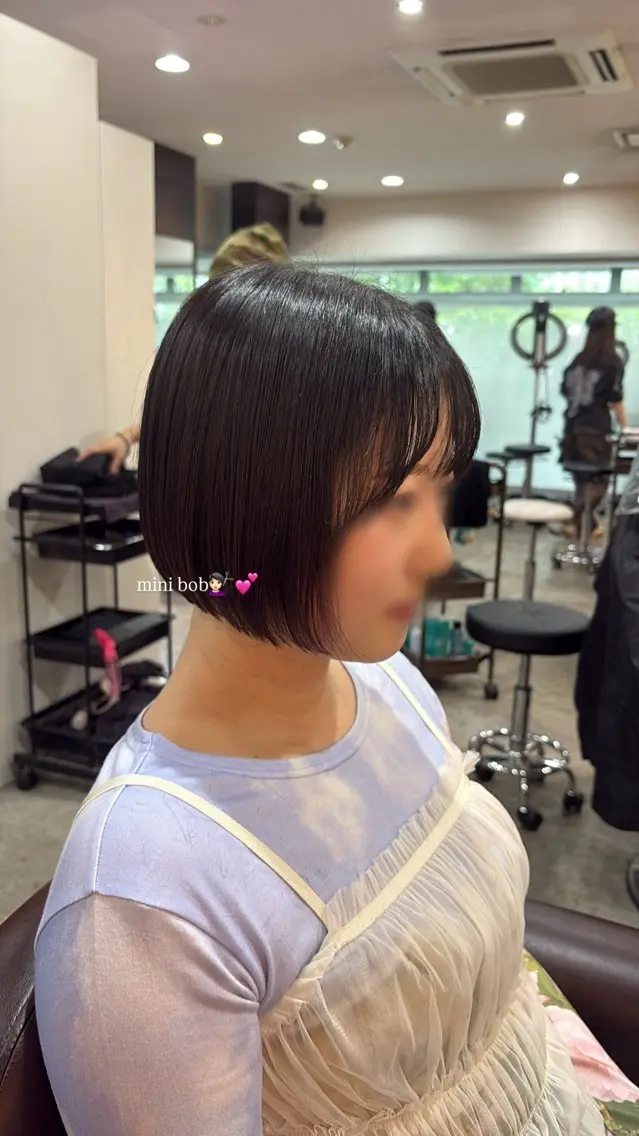 ショート ボブ カット トリートメント 坂本奈都美/Jr.s 🎀のヘアスタイル