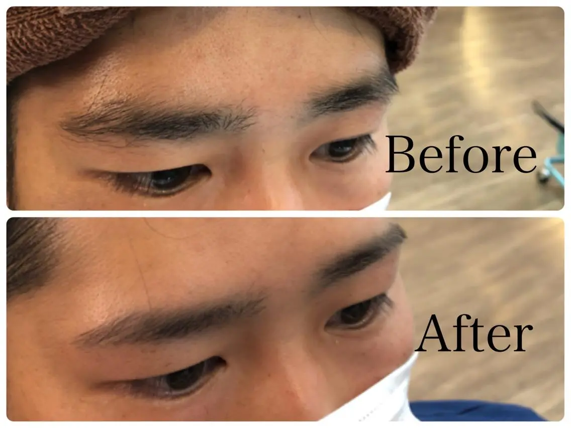 メンズ ワックス脱毛 眉カット その他(アイブロウ) MATSURI BASE.AWAJIのヘアスタイル