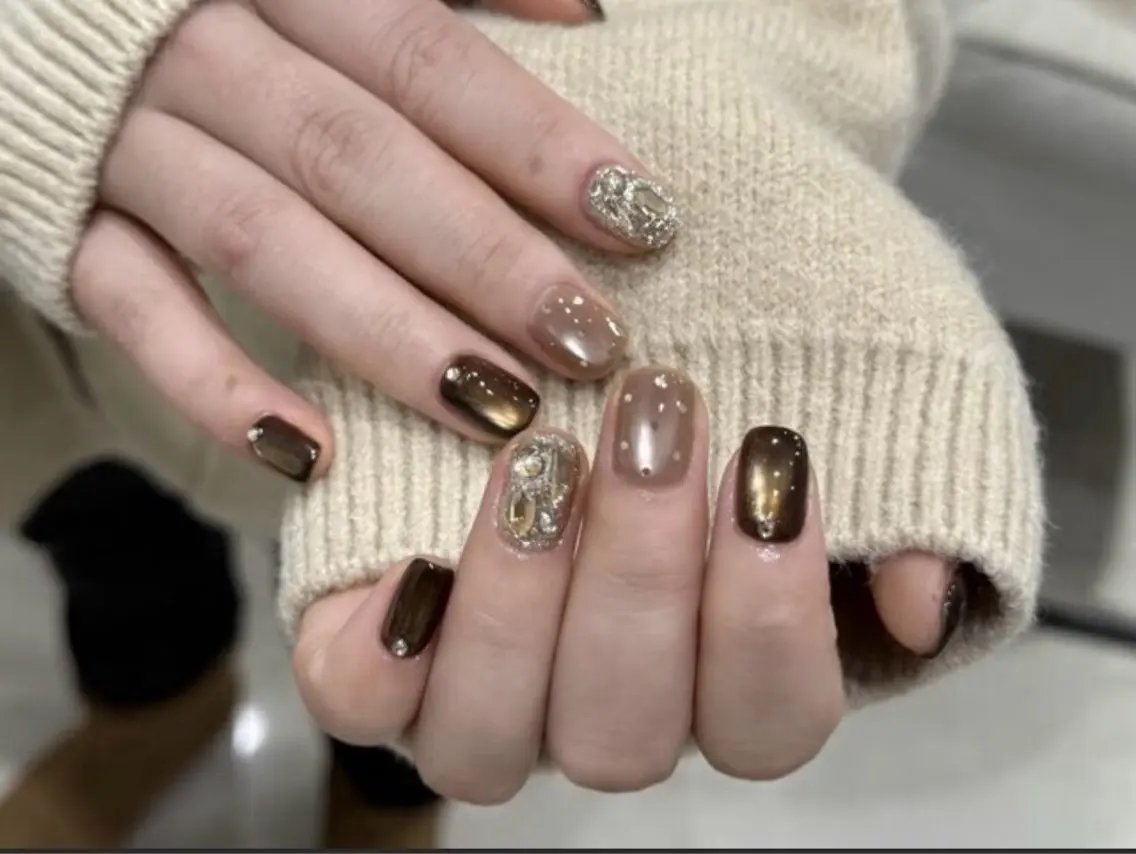 ネイル ハンドネイル more glamのネイルデザイン