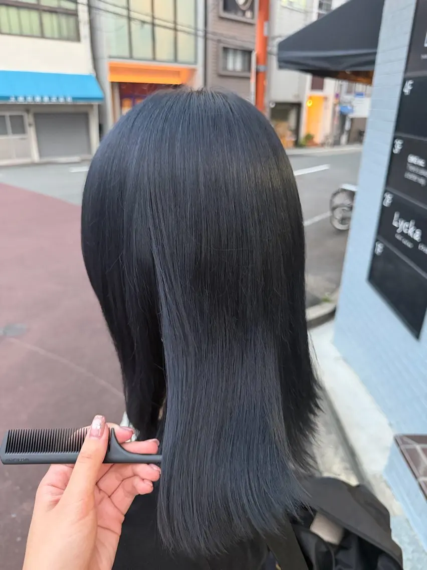ミディアム ヘアカラー 柿本ひな / カラーモデル様募集中のヘアスタイル