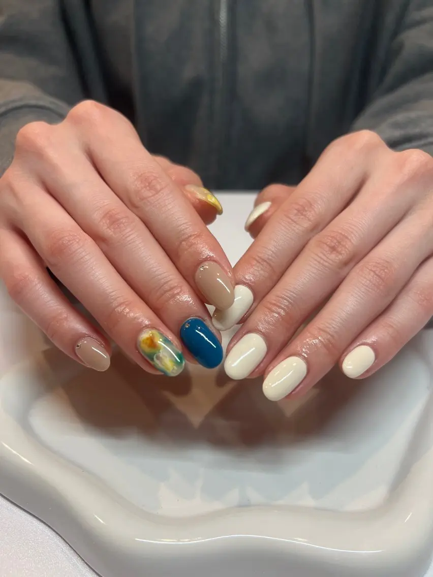 ネイル ハンドネイル NAGISA🧁🎀 持ち込み⌇パラジェルのネイルデザイン
