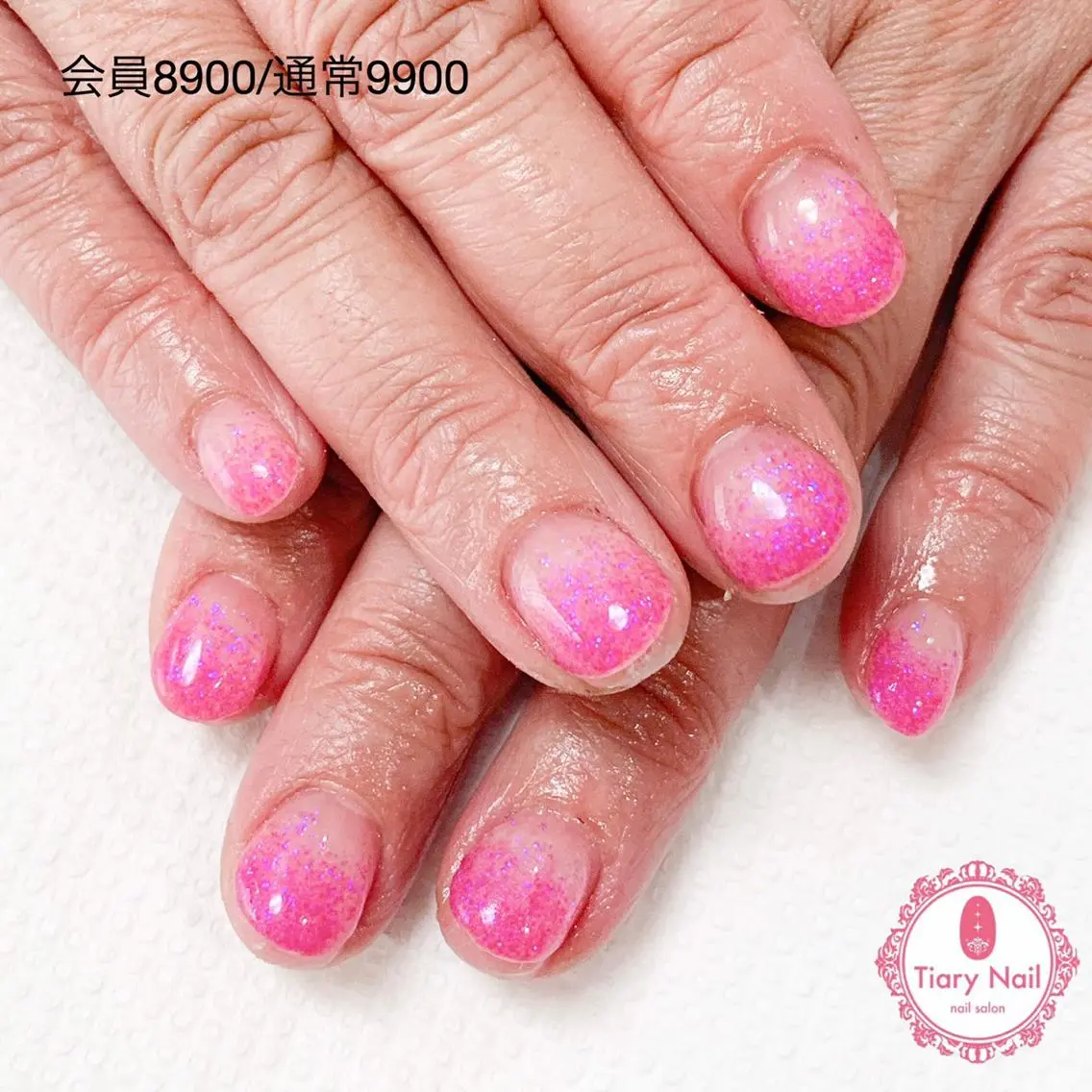 ネイル 桜ネイル 長さ出し オフィスネイル スカルプネイル シンプルネイル 💗🪽Tiary Nail🪽💗のネイルデザイン