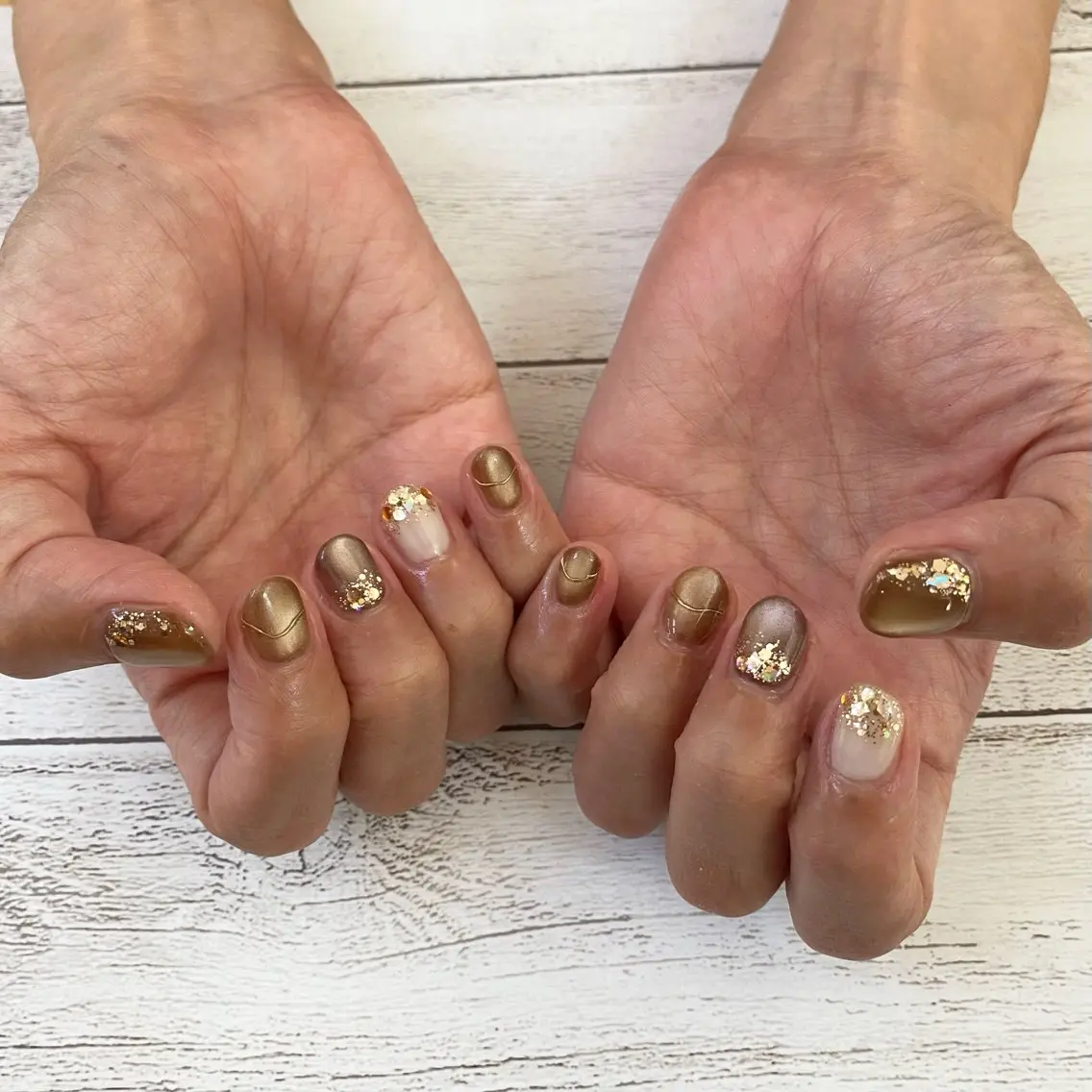 ネイル マグネットネイル ハンドネイル nail salon muuのネイルデザイン