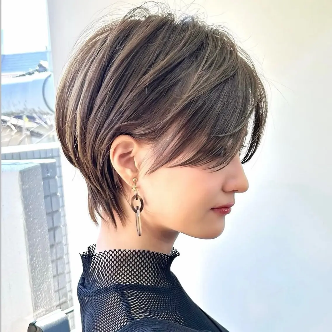 ショート yuka♡/暖色系/ ブリーチなしWカラーのヘアスタイル