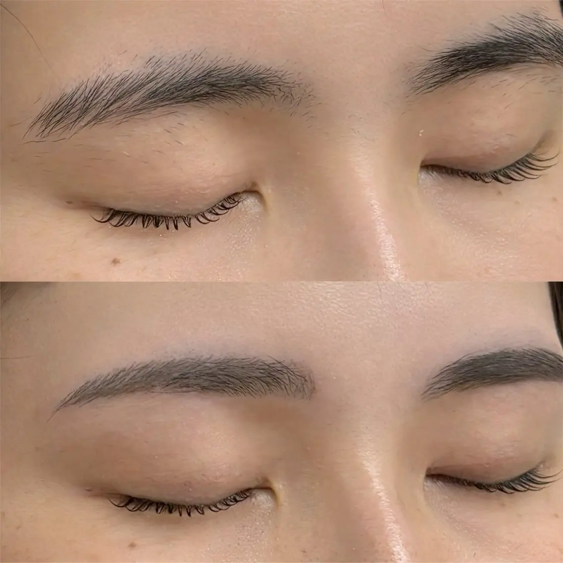 アイブロウ ワックス脱毛 眉カット その他(アイブロウ) ナチュラル眉・ 似合わせ眉｜Kazuの眉毛・アイブロウイメージ
