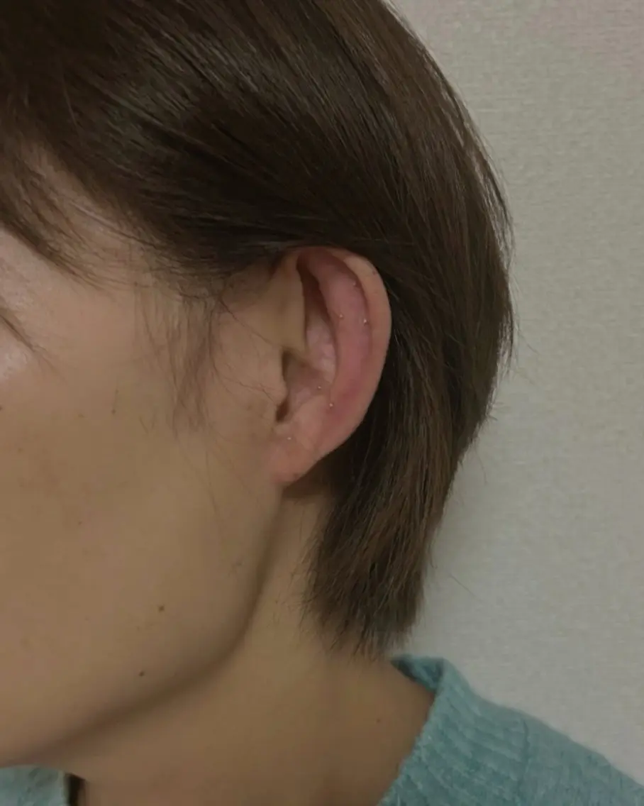 耳ツボジュエリー💎パーツ無し(チタンor金粒)の写真
