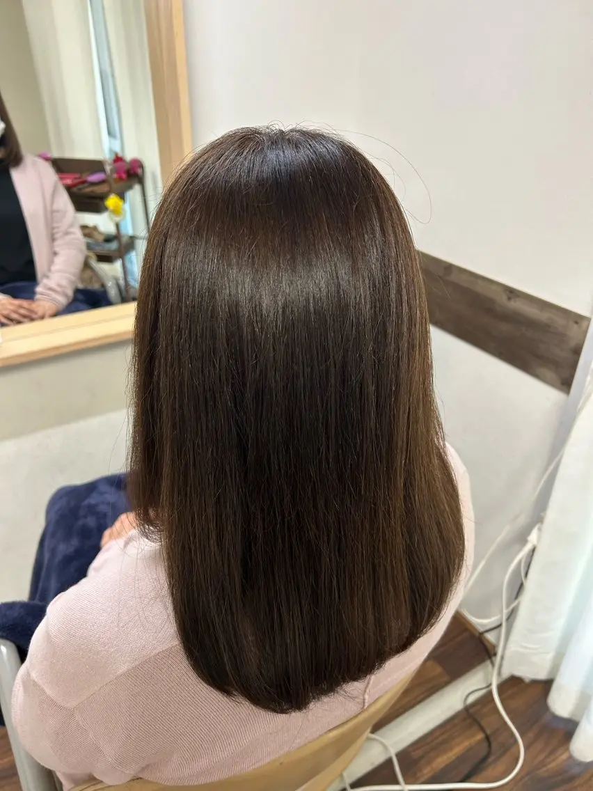 セミロング カラー トリートメント ヘアカラー トリートメント 🌈アイスアウト🌈 Mahoのヘアスタイル