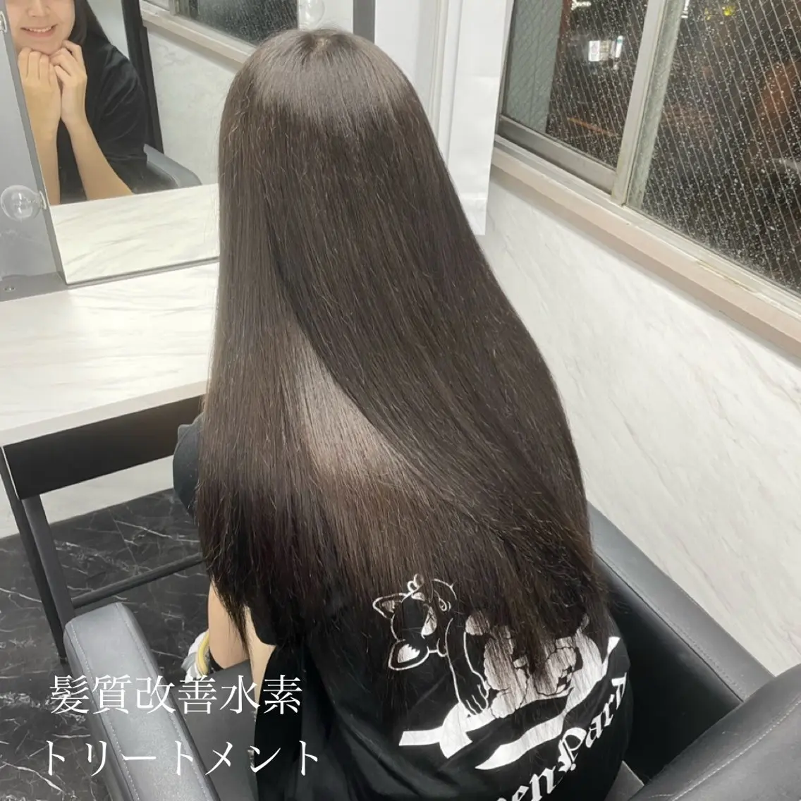 ロング カラー エクステ🩵ブリーチ 韓国ヘア🩵KAEのヘアスタイル