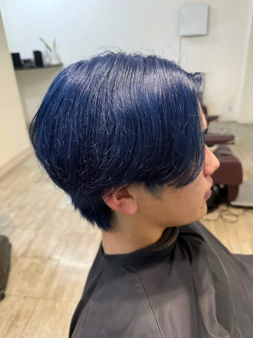 カラー メンズ 永井 天斗のヘアスタイル