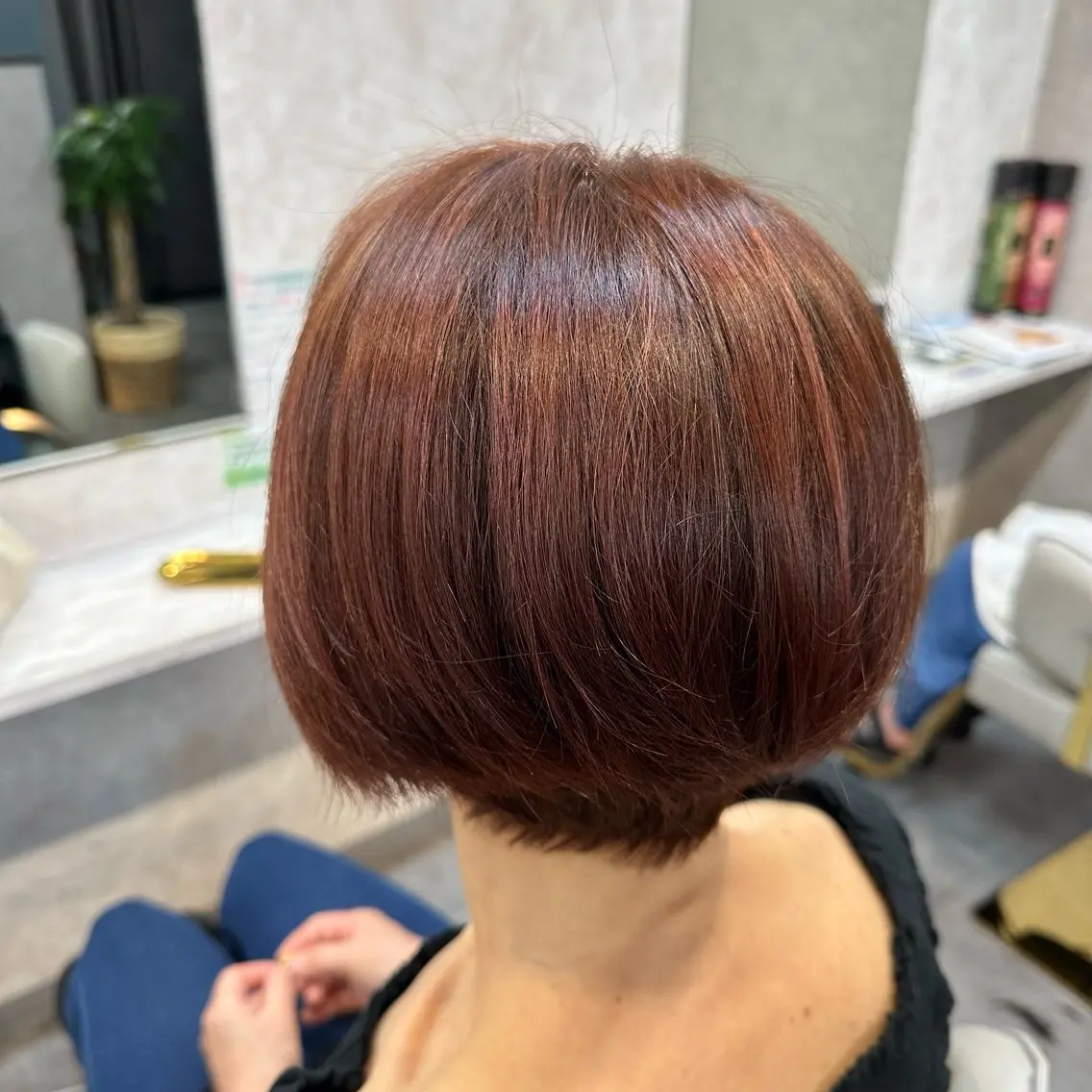 ショート カラー ヘアカラー トリートメント 粟野 裕稀のヘアスタイル