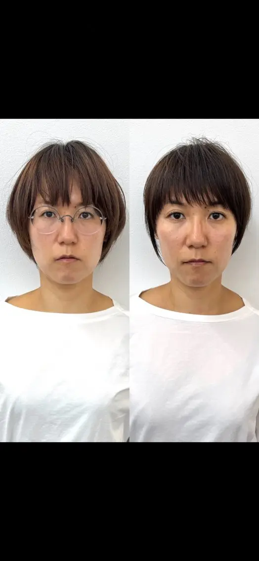 ショート ショートヘア カット ヘアカラー トリートメント 新宿　ショート・ボブ カットモデル募集のヘアスタイル