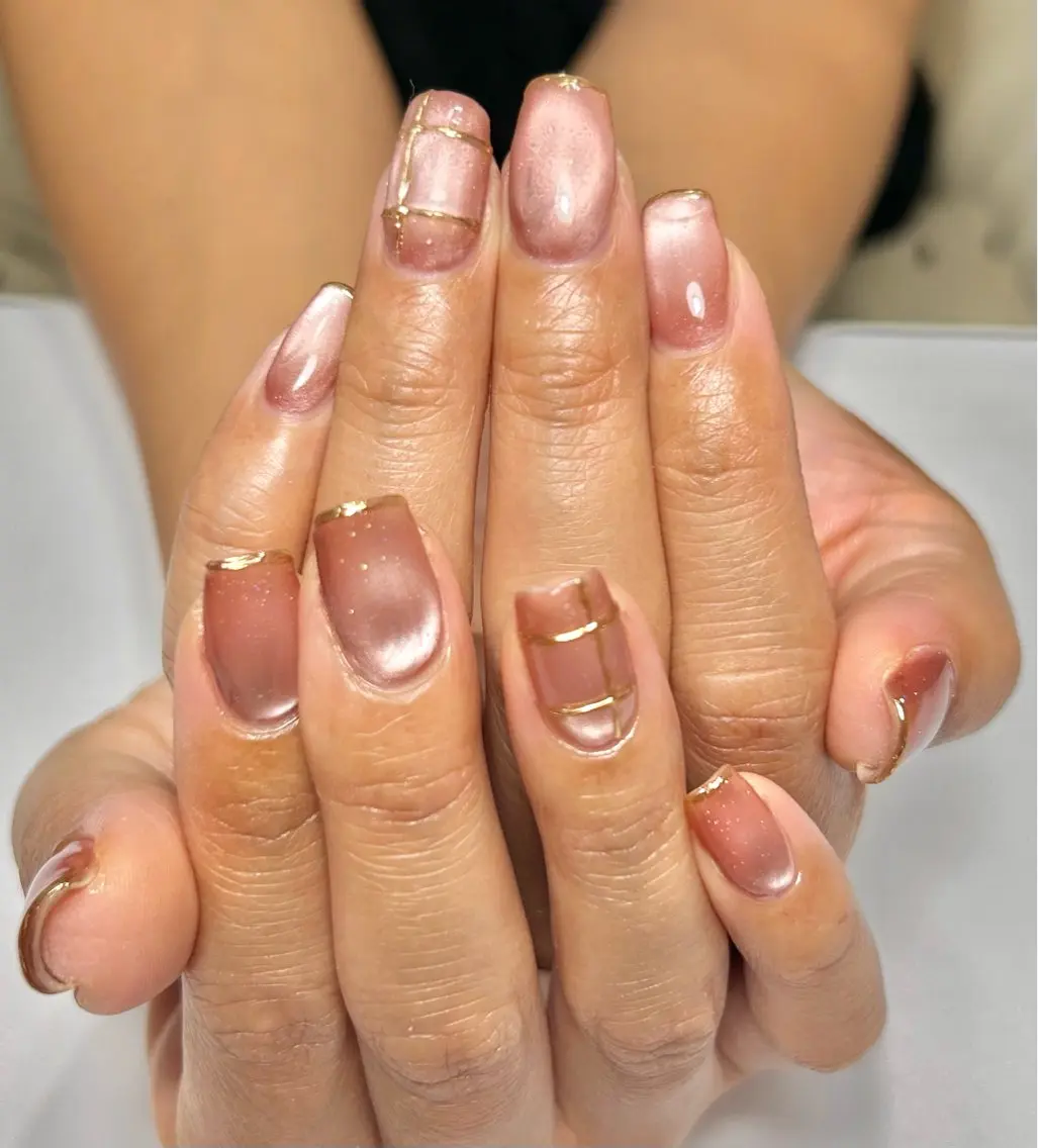 ネイル シンプルネイル nail salon Cuoréのネイルデザイン
