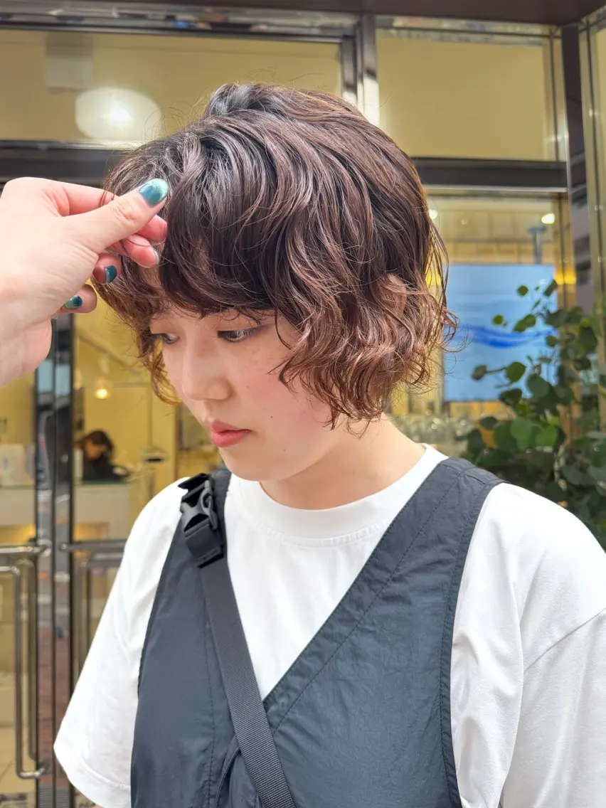 ショート パーマ ショートボブ ボブ ショートヘア Seeknext // Rukaのヘアスタイル