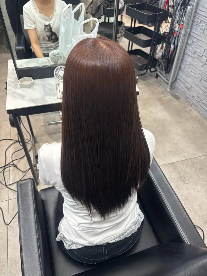 ロング カラー ヘアカラー GiseL 美優のヘアスタイル