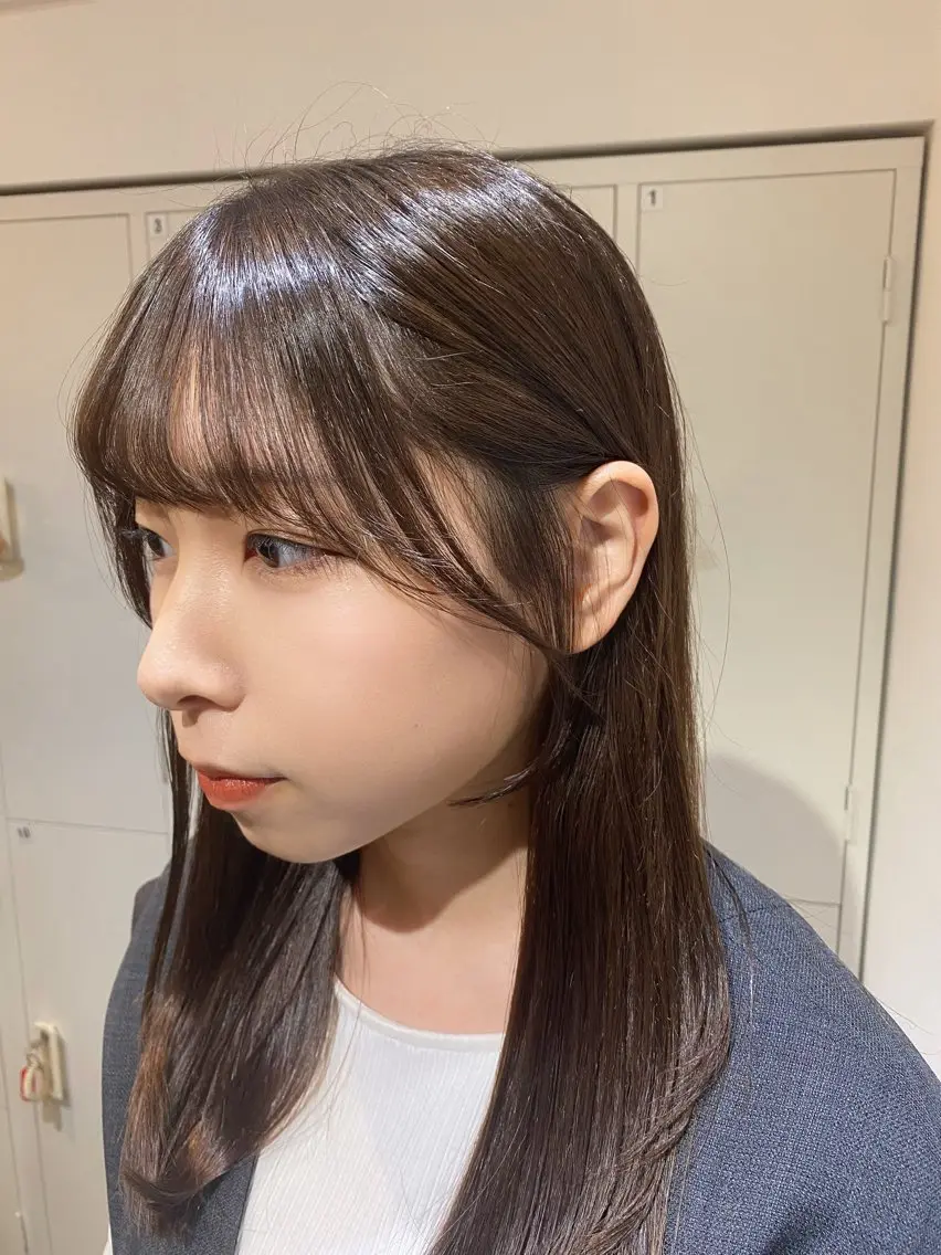 セミロング カラー キマるメンズパーマ クメユウキのヘアスタイル