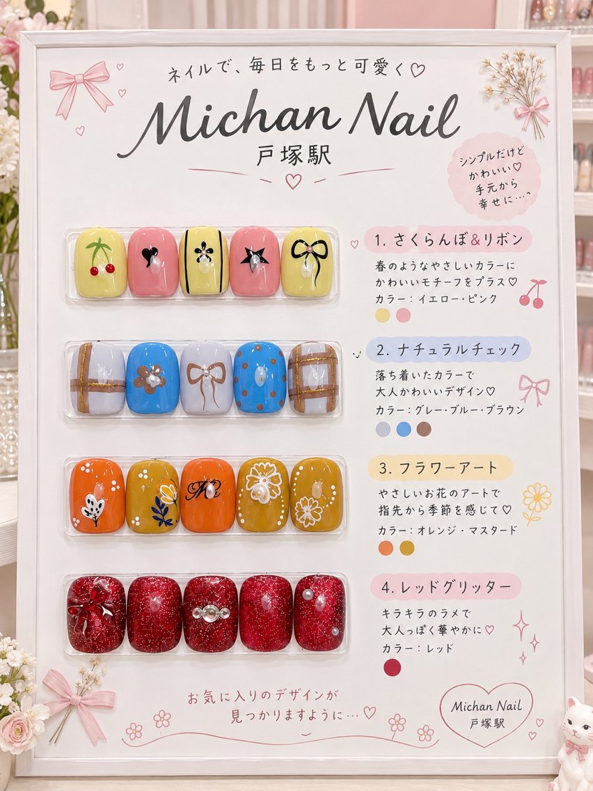 ネイル 成人式 フレンチネイル ジェルネイル 韓国ネイル マグネットネイル Michan Nailのネイルデザイン
