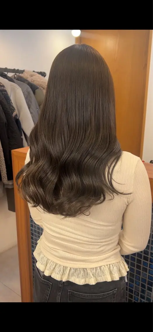 ロング ヘアカラー sana🤍ボブ ベージュ🤍のヘアスタイル