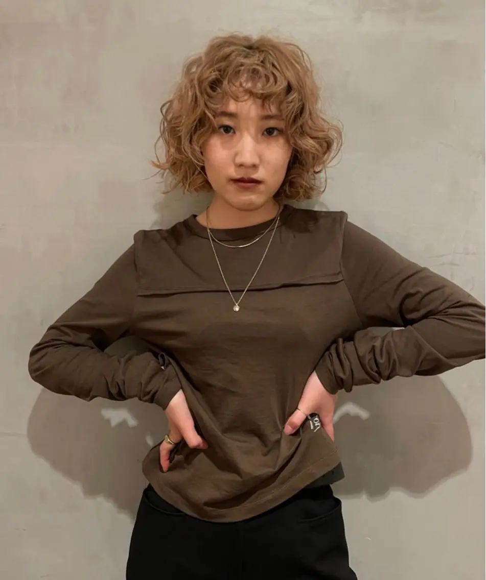 ミディアム 🎀海外ヘア/表参道 Satone🎀のヘアスタイル