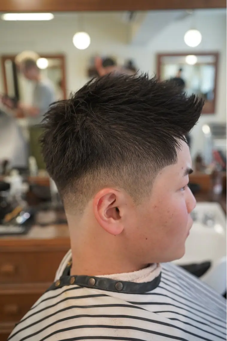 ショート メンズ フェードカット メンズパーマ スキンフェード メンズツイストパーマ ツイストパーマ 吉祥寺バーバー takumiのヘアスタイル