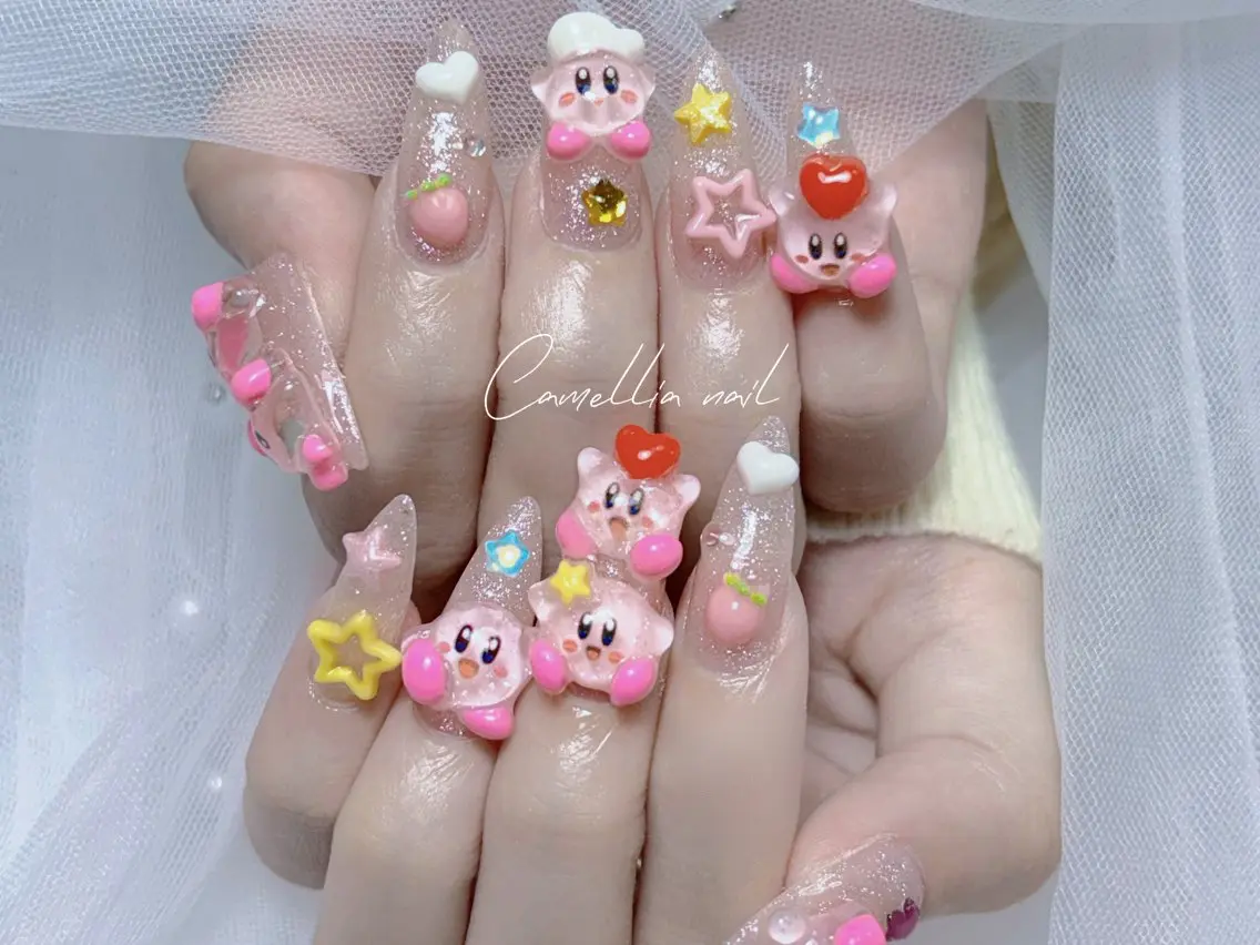ネイル Camellia 長さだし& デザインのネイルデザイン