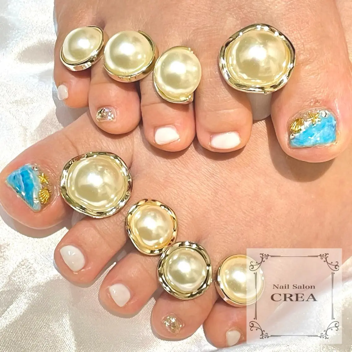 ネイル フットネイル NailSalon CREAのネイルデザイン