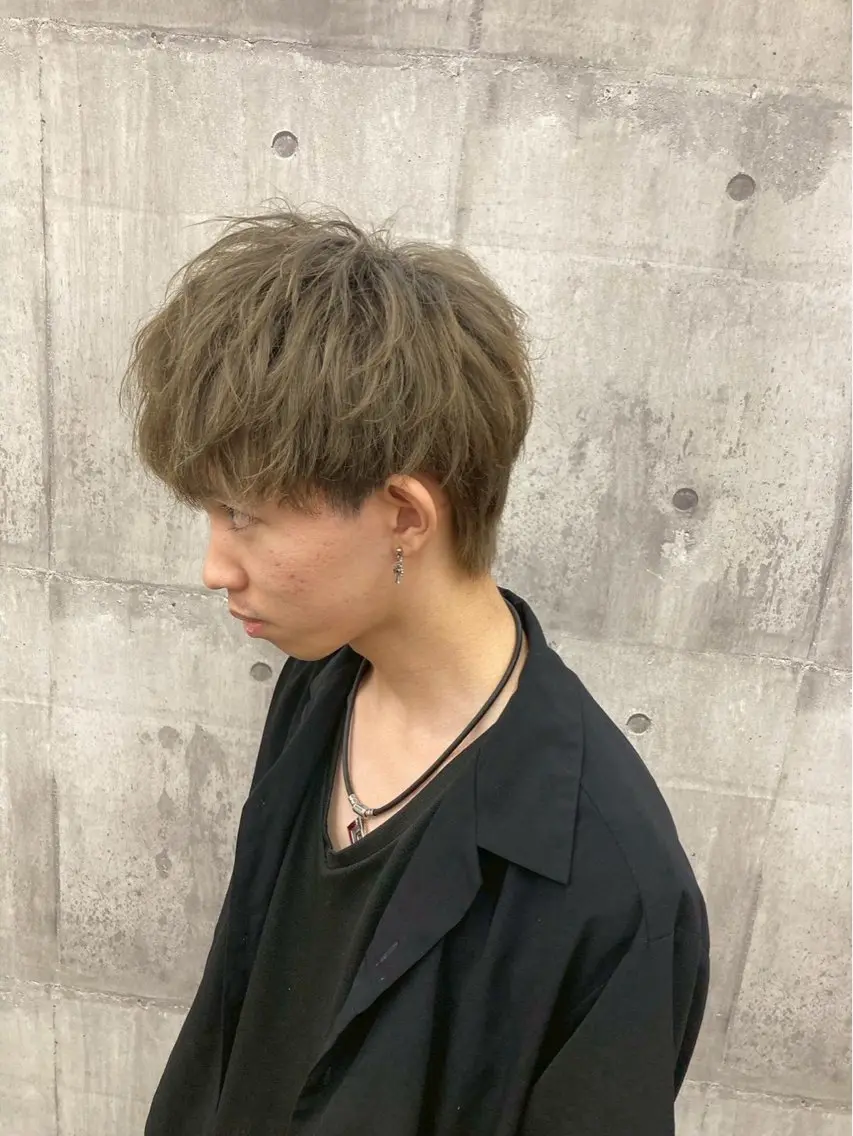 ミディアム メンズ マッシュ 刈り上げ lua店 Yugo(河野有吾)のヘアスタイル