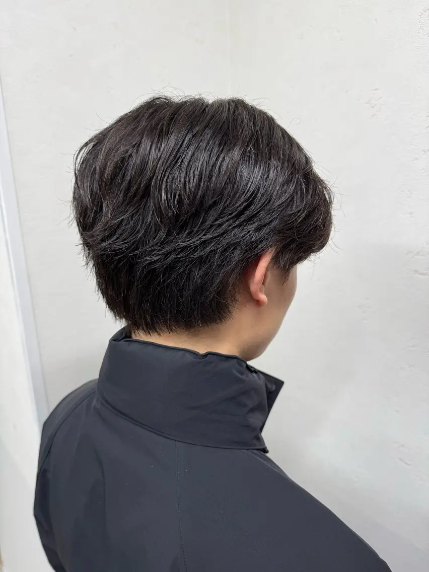 ショート メンズ カット パーマ/ハイトーン /吉田眞のヘアスタイル