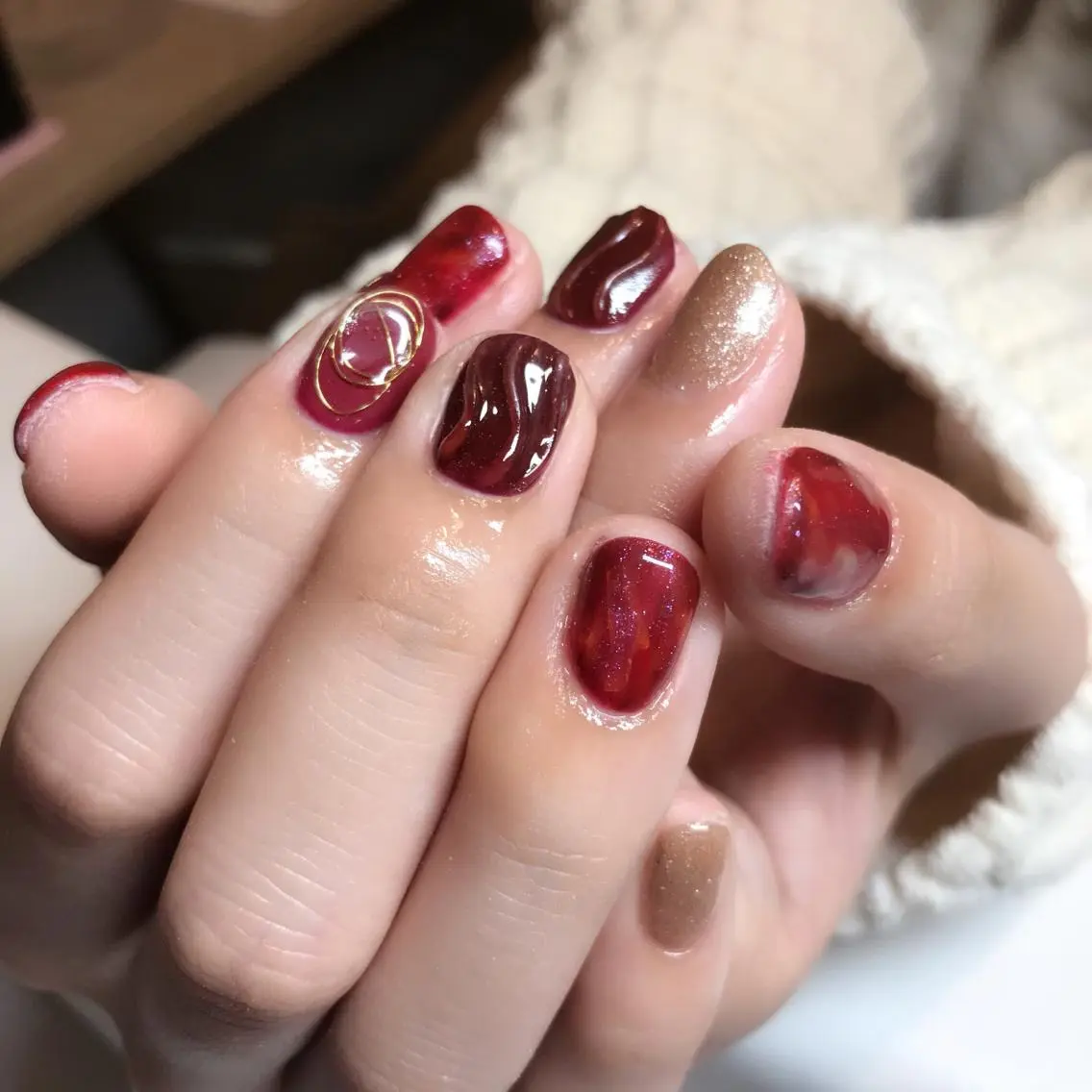 ネイル ニュアンスネイル Maggie staffのネイルデザイン