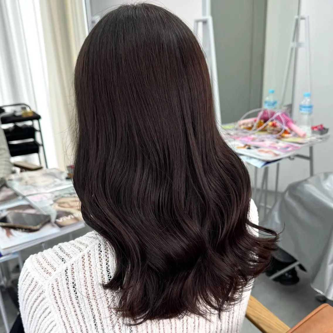 ロング カラー ヘアアレンジ ヘアカラー ブリーチなしカラー /新百合ヶ丘/安形翔のヘアスタイル