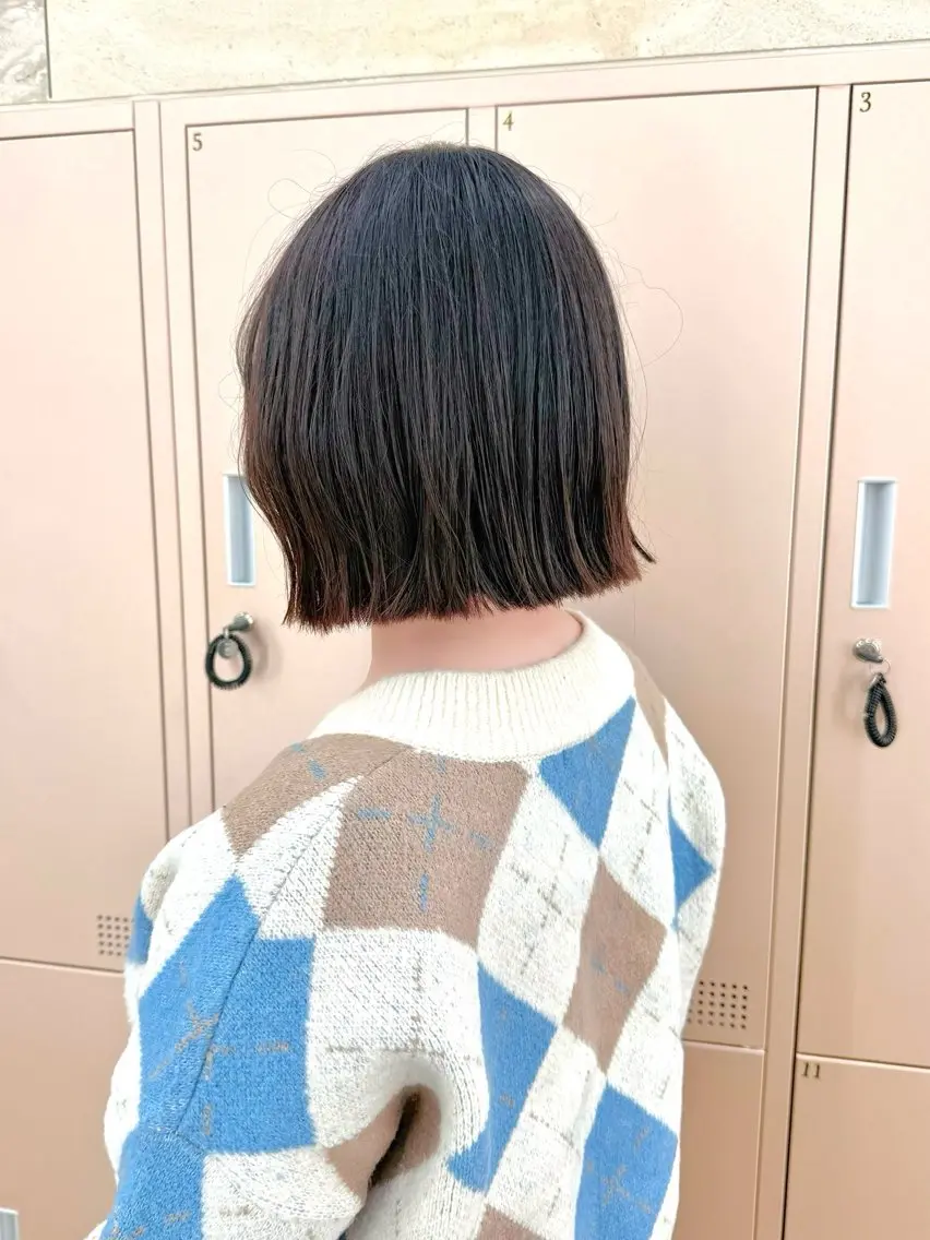 ミディアム カット ヘアカラー トリートメント 縮毛矯正/艶髪🦋 透明感　ゆうとのヘアスタイル