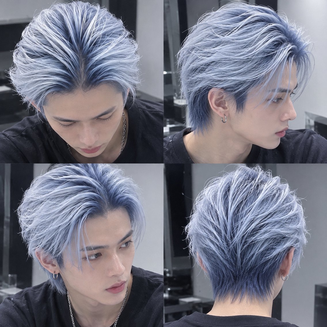 ショート カラー メンズ デザインカラー🌈/ ハイトーン/たけるのヘアスタイル