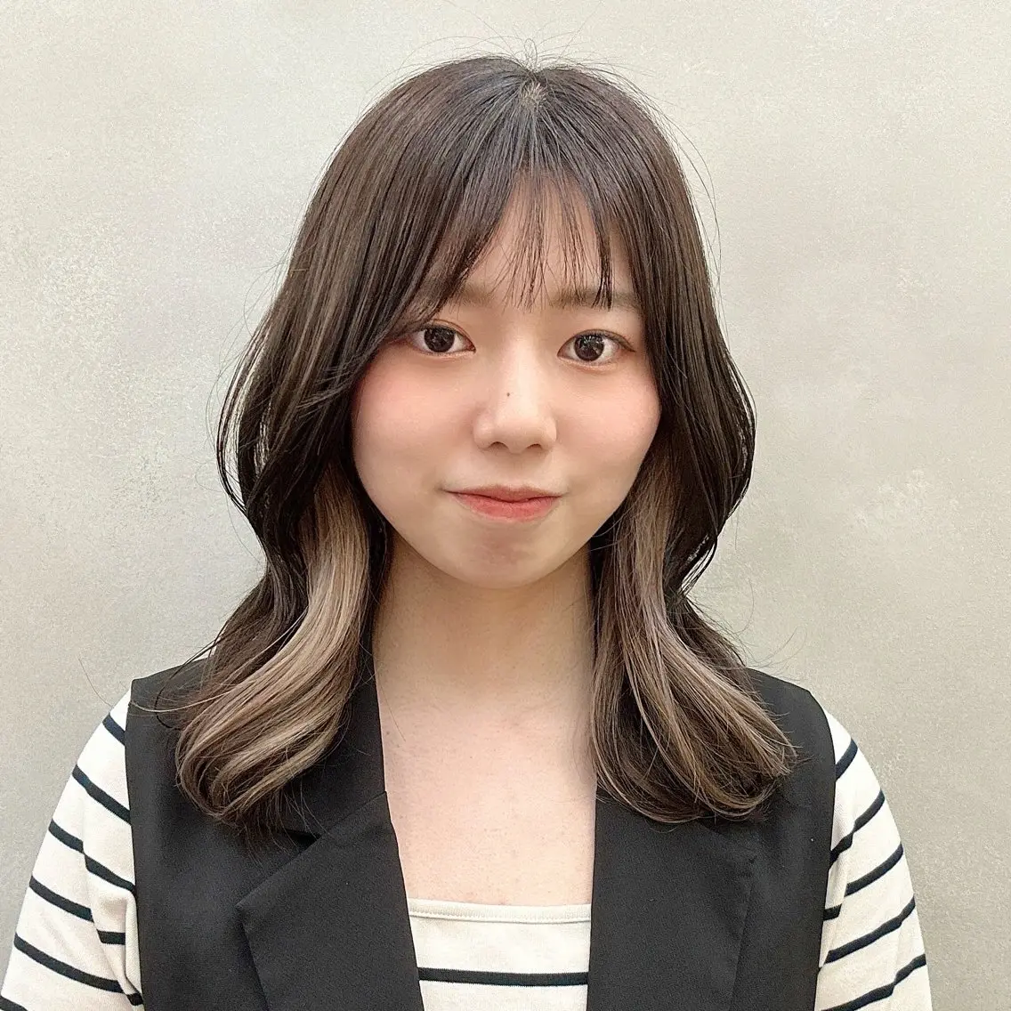 ミディアム 🫧透明感カラー✖️ 髪質改善🫧川上葵のヘアスタイル