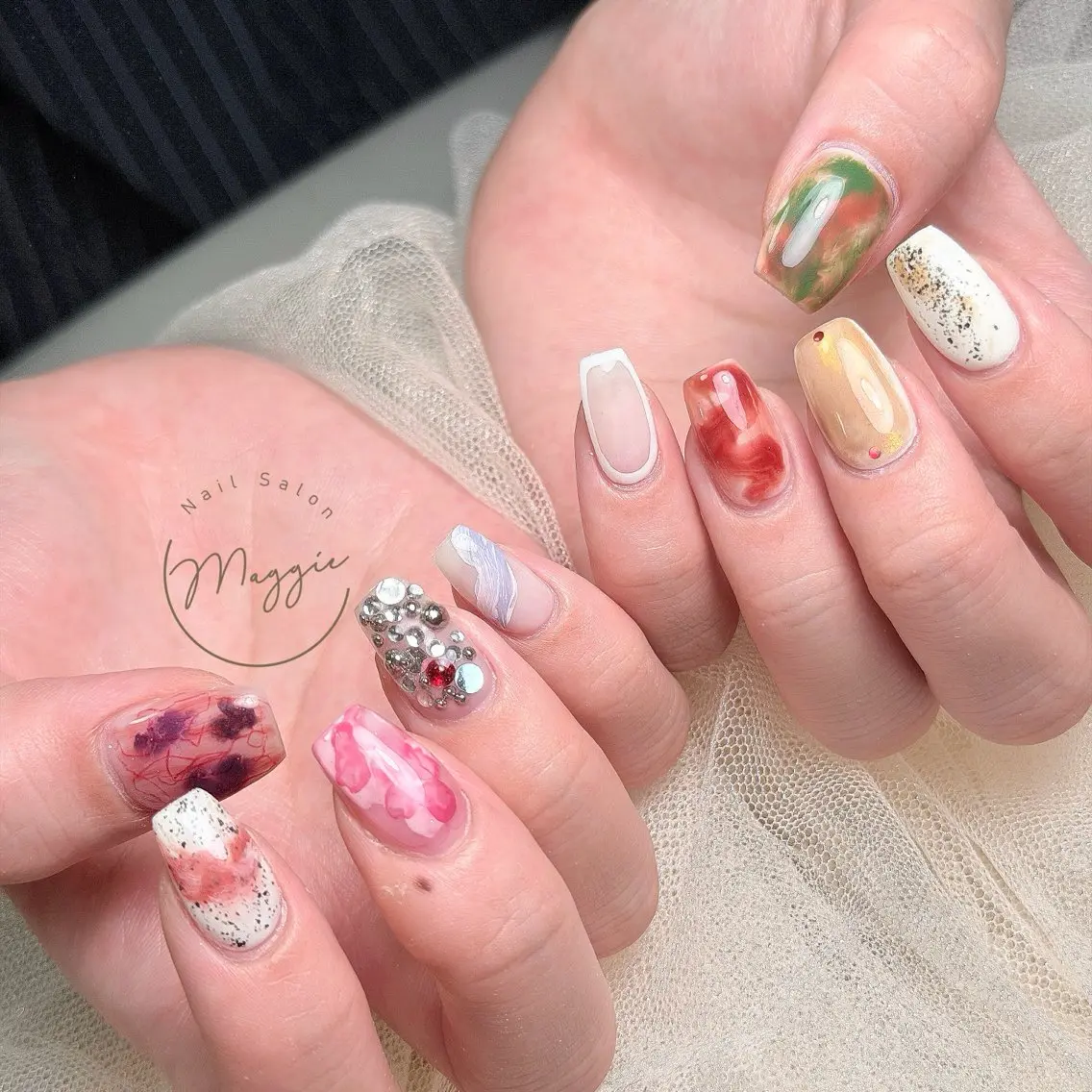 ネイル ハンドネイル Maggie Nail🦩のネイルデザイン