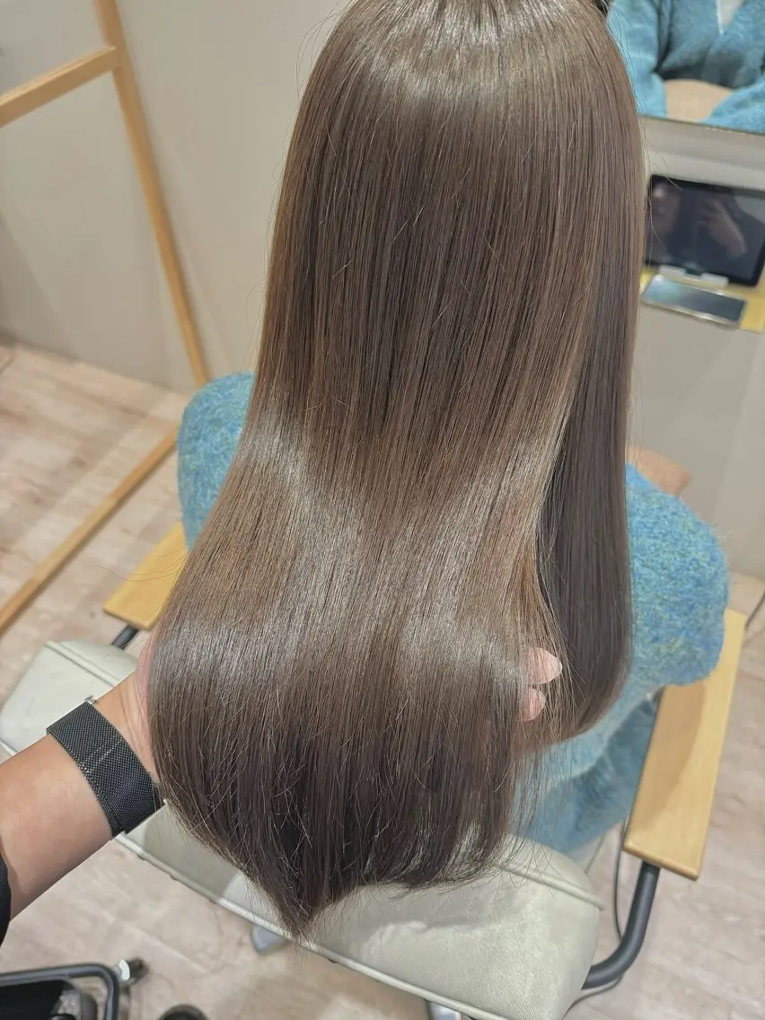 🌟人気NO1🌟カット+ケアカラー+超音波3stepトリートメントの写真