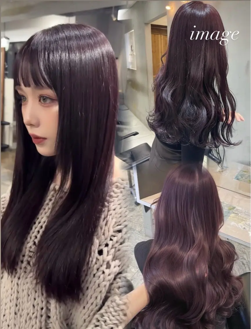 セミロング 🎀LUNA🎀 レイヤーカット/艶髪のヘアスタイル