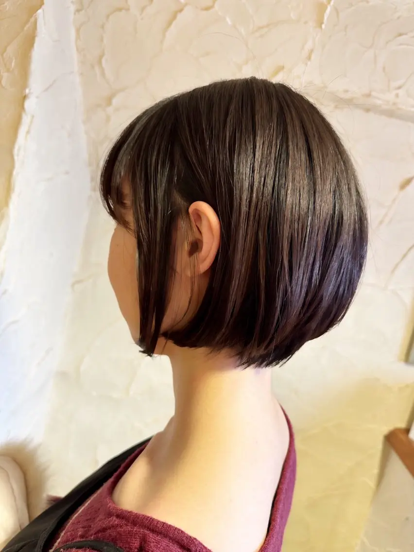 ショート ショートボブ ボブ 髪質改善 ショートヘア 冨士 美織のヘアスタイル