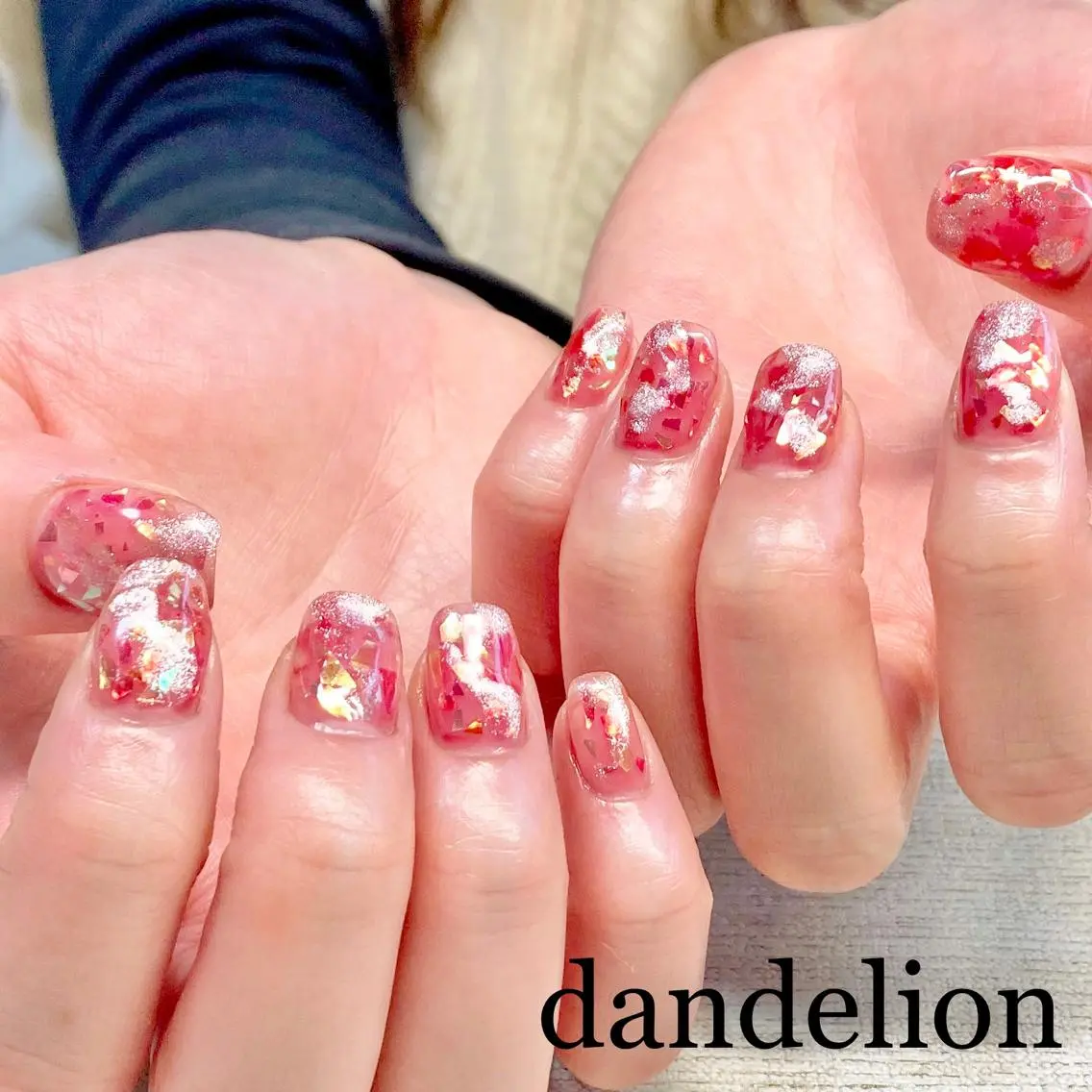 ネイル ハンドネイル ハンドケア dandelion ダンデライオンのネイルデザイン