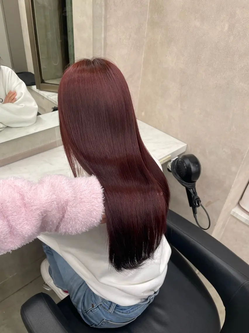 ロング カラー ヘアアレンジ ヘアカラー トリートメント ヘアセット 💗横浜美容室 💗HARUNAのヘアスタイル