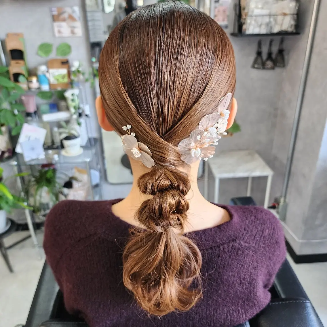 ヘアアレンジ 成人式 卒業式のヘアスタイル ESTELA... OHARA のヘアスタイル